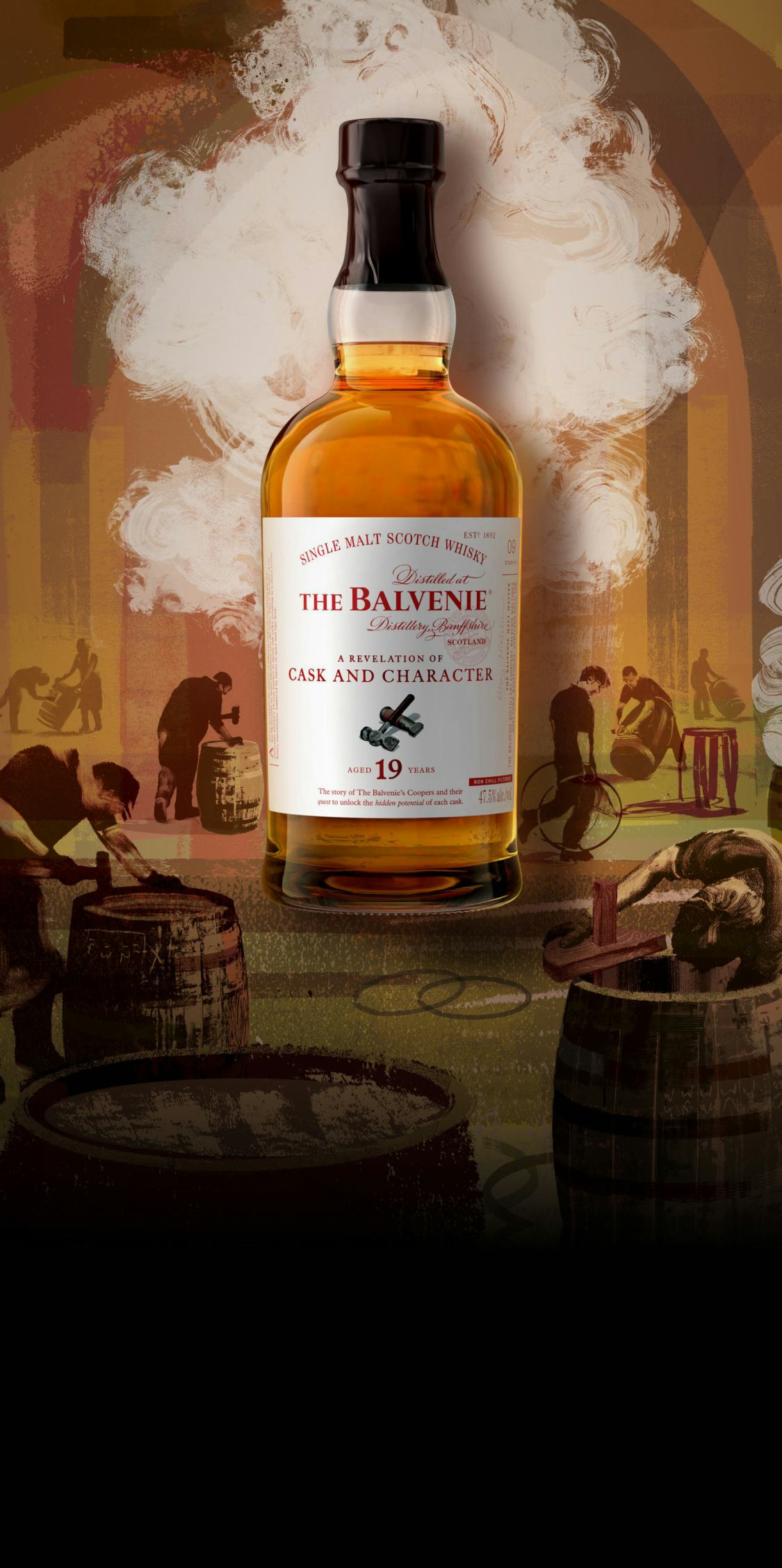 The Balvenie - Single Malt Speyside Crafted in Whisky Scotch